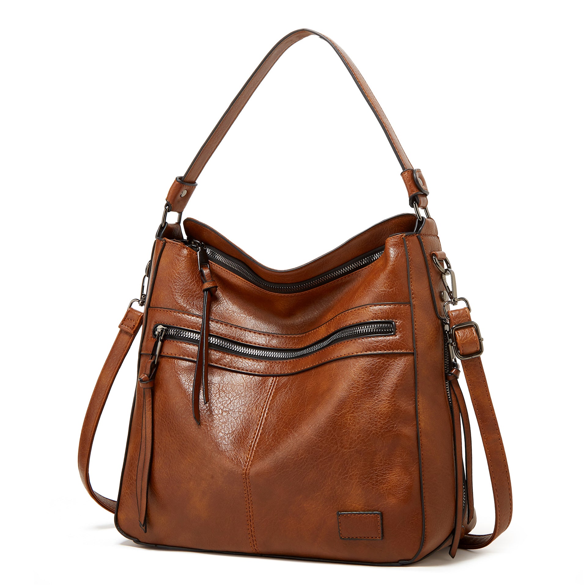 Women's Handbag Fashion Zipper Shoulder Crossbody Bags Casual Commuting Large Capacity Totes